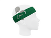 Universal cotton headband - green