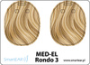 Skin für Med-El Rondo 3 - blondes Haar