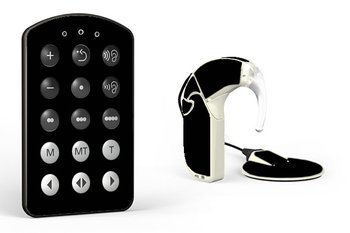 Adhesivo decorativo / skin para procesador de audio MED-EL Opus 2 - negro