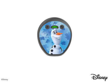 Adhesivo decorativo / skin para procesador de audio Cochlear Kanso 2 - Disney Frozen - Olaf