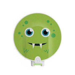 Couvercle d'antenne original MED-EL DL de la série Design Covers - monstre vert