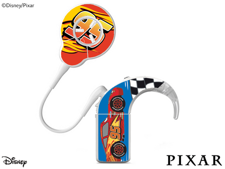 Skin pour le processeur Cochlear NUCLEUS 8 - Pixar Cars - McQueen