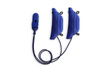Ear Gear Cochlear Eyeglasses - corded covers for two processors with eyeglasses mount