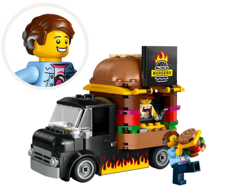 LEGO Le food-truck de burgers - Humain avec implant cochléaire