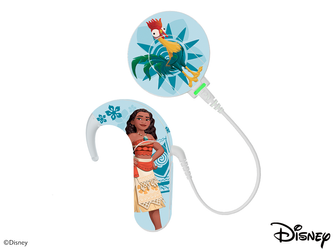 MED-EL Sonnet 1/2 audio processor skins / stickers - Disney Vaiana / Moana