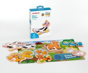 Puzzles d'animaux Flexi Form 6 (18 pcs)