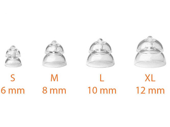 Embouts / dômes MiniFit Power pour les appareils auditifs Oticon (miniFit Power Domes) - 10 pcs.