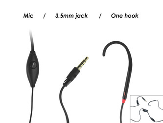 Geemarc CL HOOK 9 - boucle à induction / coude avec microphone