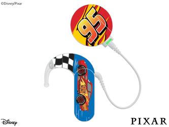 Skins pour l’audio processeur MED-EL Sonnet 3 - Pixar Cars - McQueen