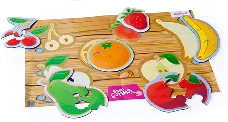 Puzzles Flexi Forms - 6 Fruits