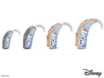 Adhesivo decorativo / skin universal para audífonos - Disney Frozen - Olaf