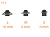 Open Domes for Phonak Marvel / Paradise hearing aids with SDS 4.0 - 10 pcs.