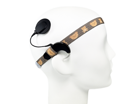 Bandeau EasyFlex pour appareils auditifs et/ou processeurs audio -  ours en peluche