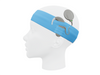 Bandeau universel pour processeurs audio / implants cochléaires - bleu clair