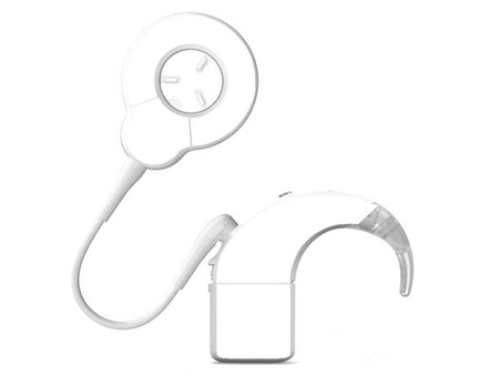 Adhesivo decorativo / skin para procesador de audio Cochlear Nucleus 8 - blanco