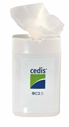 Disinfectant wipes with pocket dispenser eC2.5