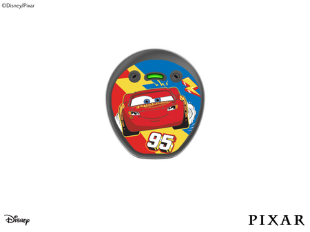 Adhesivo decorativo / skin para procesador de audio Cochlear Kanso 2 - Pixar Cars - McQueen