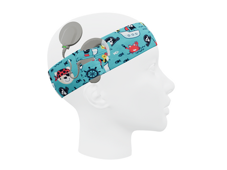 Universal cotton headband for sound processors - pirate