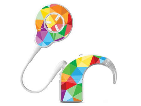 Skin pour le processeur Cochlear NUCLEUS 8 - arc-en-ciel