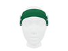 Universal cotton headband - green