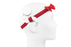 EasyFlex Girl bands for hearing aids and/or audio processors - with bow - red