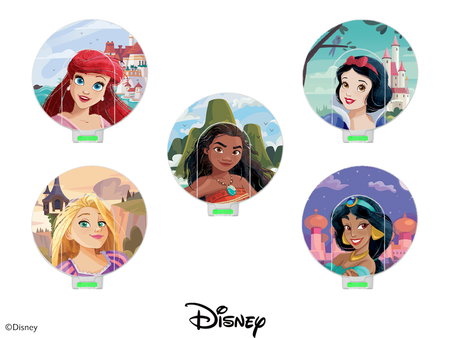 Adhesivo decorativo / skin para bobinas MED-EL DL - Disney Princesas