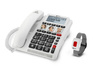 Corded landline telephone for the hearing impaired Geemarc CL610 with SOS remote control
