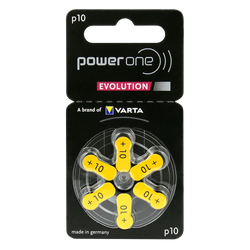 Pilas para audífonos VARTA Power One Evolution 10 / PR70 - 6 unidades