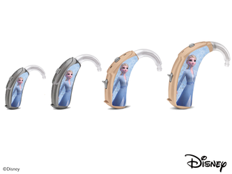 Adhesivo decorativo / skin universal para audífonos - Disney Frozen - Elsa