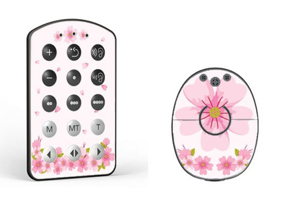 Adhesivo decorativo / skin para procesador de audio MED-EL Rondo 2 - flores