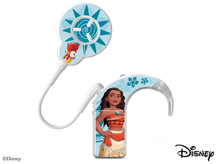 Cochlear Nucleus 8 sound processor skins / stickers - Disney Vaiana / Moana