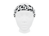 Universal cotton headband - football white