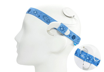 EasyFlex PRO light headband for cochlear implants / audio processor - cosmos