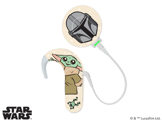 MED-EL Sonnet 1/2 audio processor skins / stickers - Lucasfilm Star Wars - Grogu