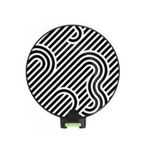 Tapa original serie Design Covers para bobinas MED-EL DL - patrón retro (Retro)