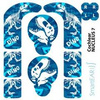 Adhesivo decorativo / skin para procesador de audio Cochlear Nucleus 7 - dino