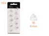 Embouts / dômes miniFit Bass ventilés pour appareils auditifs (miniFit Bass Double Vent Domes) - 10 pcs.
