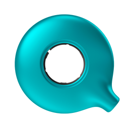 Antenna / coil LD for Oticon Medical Neuro 2 processor - aquamarine (C058)