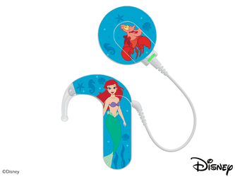 MED-EL Sonnet 3 audio processor skins / stickers - Disney Little Mermaid - Ariel