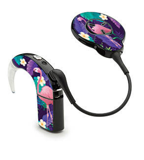 Skin für Cochlear Nucleus 7 - Flamingo