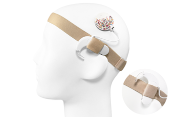 EasyFlex PRO light  Stirnband für Soundprozessoren / Implantate -  beige