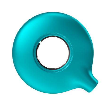 Antenna / coil LD for Oticon Medical Neuro 2 processor - aquamarine (C058)