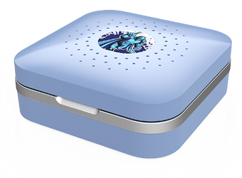 Caja seca para audífonos infantiles DRY-CARE UV - Kids edition (Azul)