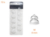 Embouts / dômes MiniFit Power pour les appareils auditifs Oticon (miniFit Power Domes) - 10 pcs.