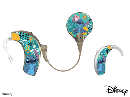 Adhesivo decorativo / skin para procesador de audio Advanced Bionics Sky CI Marvel - Disney Lilo&Stitch - Stitch