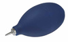 cedis Poire, bleu avec pointe métallique chromée eT2.3