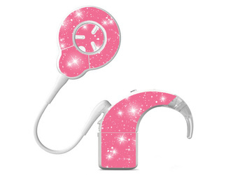 Adhesivo decorativo / skin para procesador de audio Cochlear Nucleus 8 - rosa