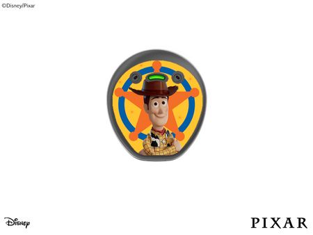 Adhesivo decorativo / skin para procesador de audio Cochlear Kanso 2 - Disney Toy Story - Woody