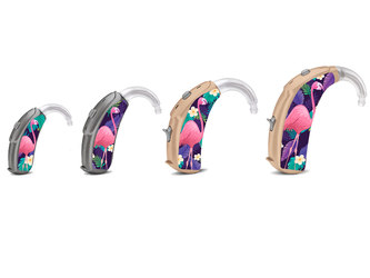 Universal skin für Hörgeräten - flamingo