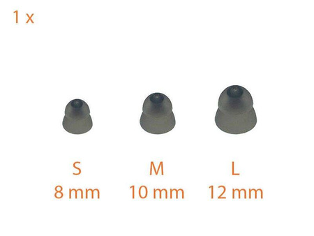 Embout / dôme double fermé pour les appareils auditifs ReSound, Beltone, Interton de la série SureFit (Close Power Dome) - 1 pc.